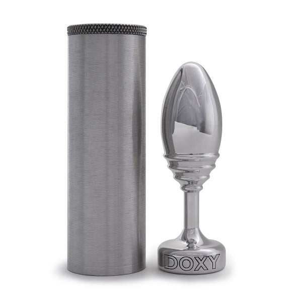 Doxy Ribbed Aluminium Butt Plug-Doxy-Madame Claude