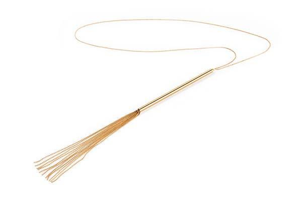 Bijoux Indiscrets Magnifique Chain Whip & Necklace Gold-Bijoux Indiscrets-Madame Claude