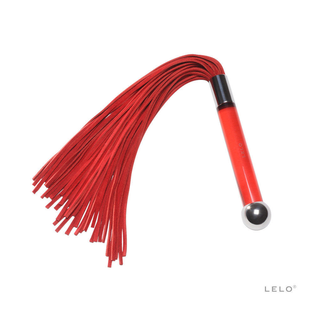 Lelo Sensua Suede Whip Red-Lelo-Madame Claude