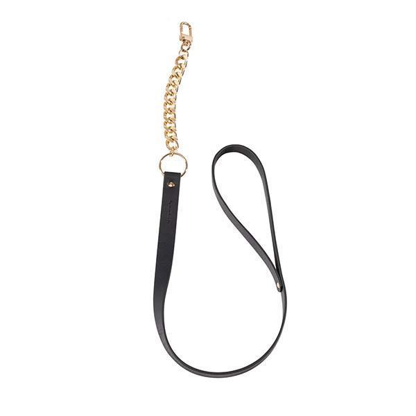 Maze Wide Choker With Leash-Bijoux Indiscrets-Madame Claude