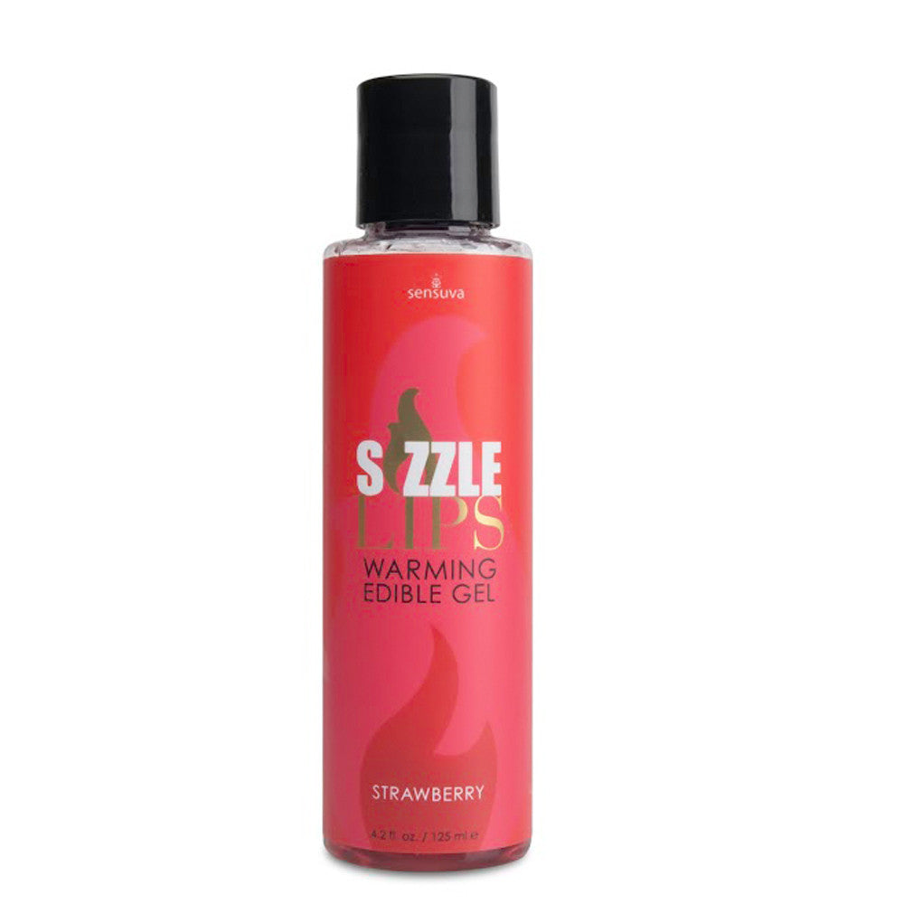 Sensuva Sizzle Lips Warming Gel 125ml Strawberry-Sensuva (ON)-Madame Claude