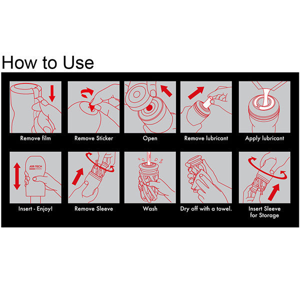 Tenga Air-Tech Reusable Vacuum Cup Strong Black-Tenga-Madame Claude