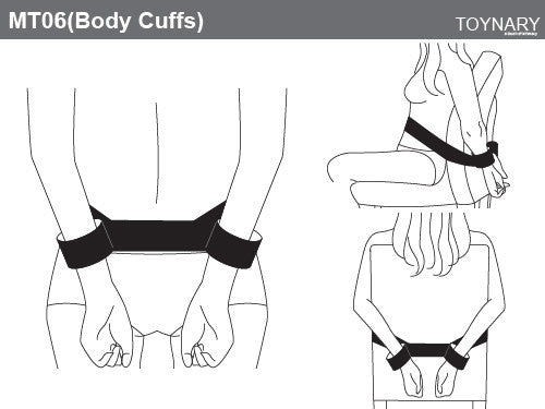 Toynary MT06 Magic Tape Body Cuffs-Toynary-Madame Claude